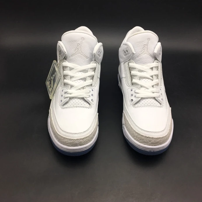 WellDesigned Jordan3 Retro Pure White 136064-111 780