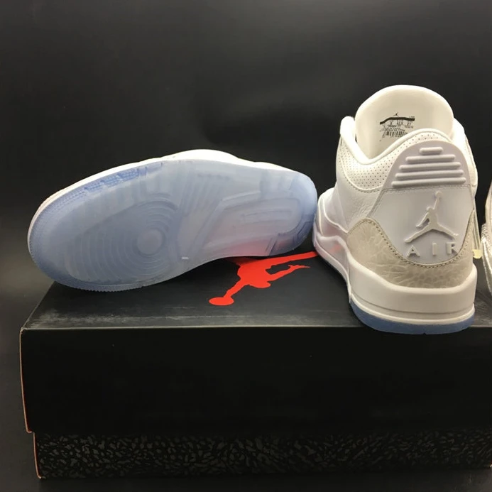 WellDesigned Jordan3 Retro Pure White 136064-111 780