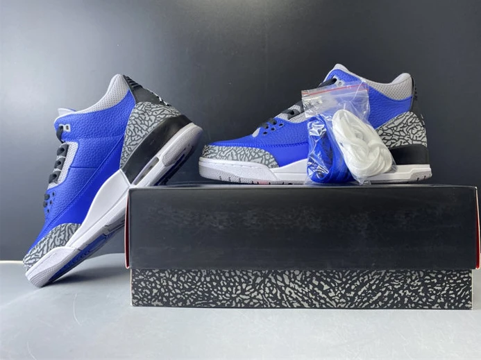 WellDesigned Jordan3 Varsity Royal Cement CT8532-400 758