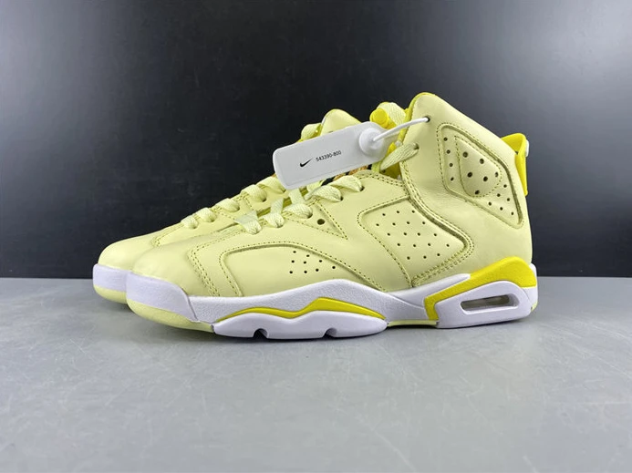 WellDesigned Jordan6 Dynamic Yellow Floral 543390-800 1009