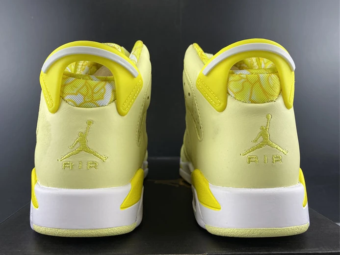 WellDesigned Jordan6 Dynamic Yellow Floral 543390-800 1009