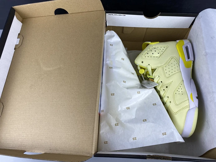 WellDesigned Jordan6 Dynamic Yellow Floral 543390-800 1009