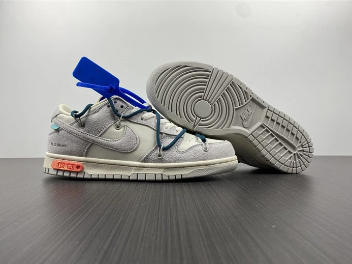 WellDesigned Nike Dunk Low Off-White Lot 16 DJ0950-111 2361