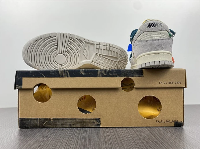 WellDesigned Nike Dunk Low Off-White Lot 16 DJ0950-111 2361
