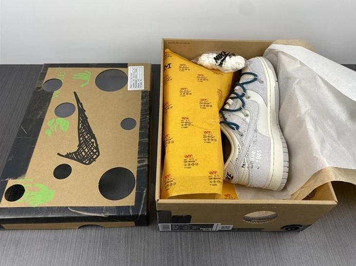 WellDesigned Nike Dunk Low Off-White Lot 16 DJ0950-111 2361