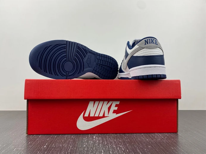 WellDesigned Nike Dunk Low Summit White Midnight Navy FD9749-400 1757