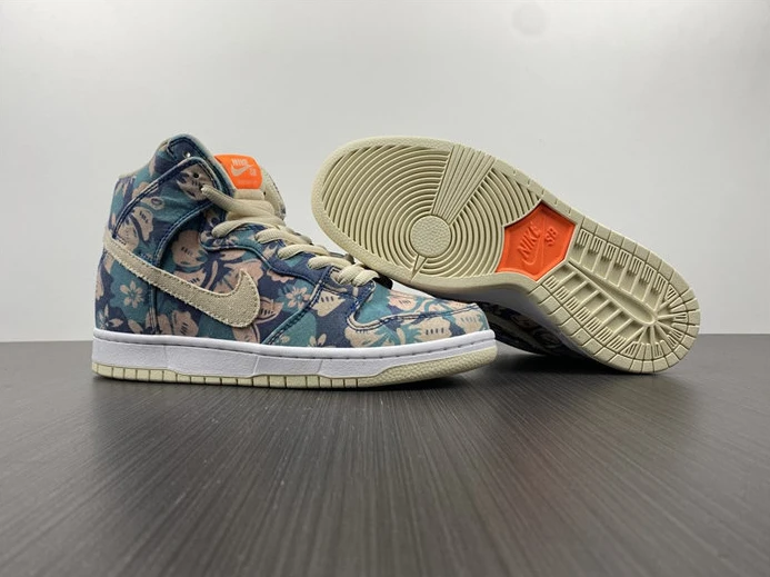 WellDesigned Nike SB Dunk High Hawaii CZ2232-300 2050