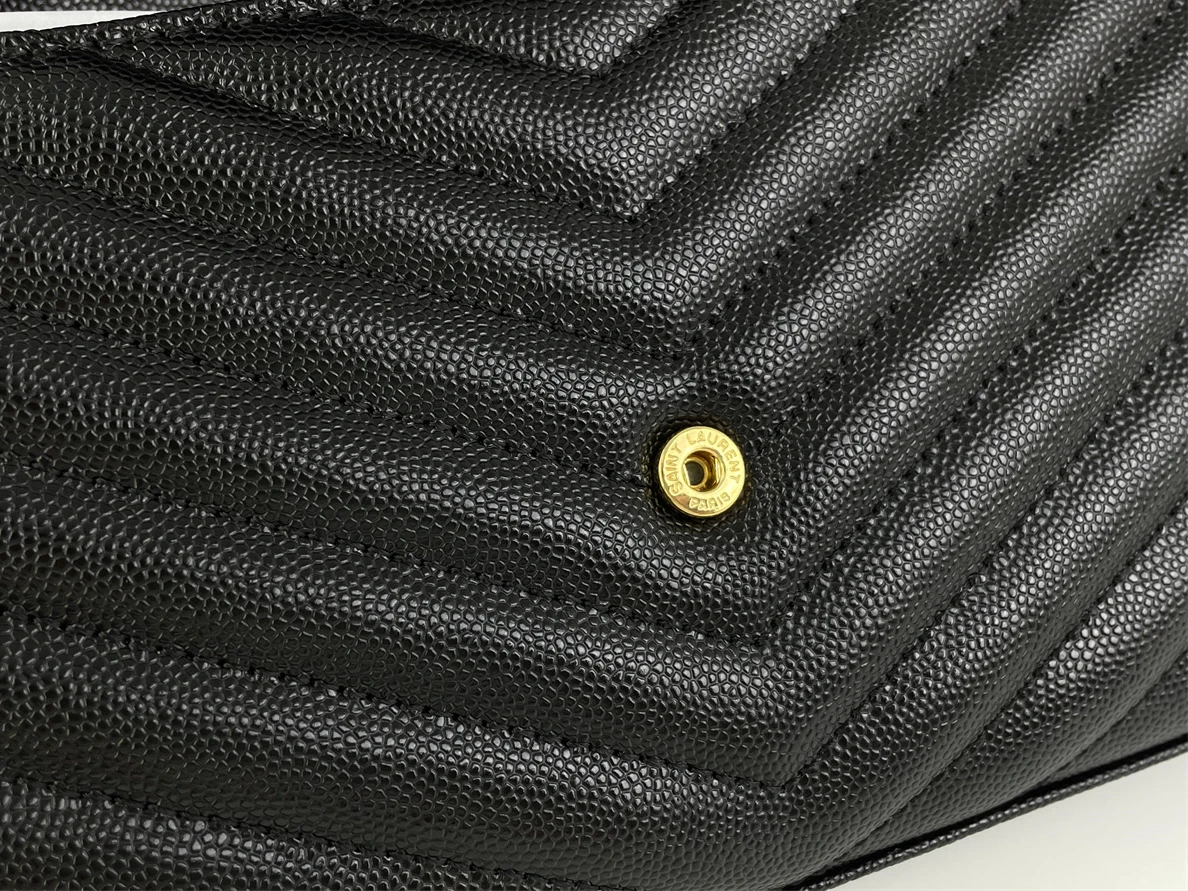YSL LouLou Lichi Black leather bag (29 x 17 x 10cm) Comfortable 230