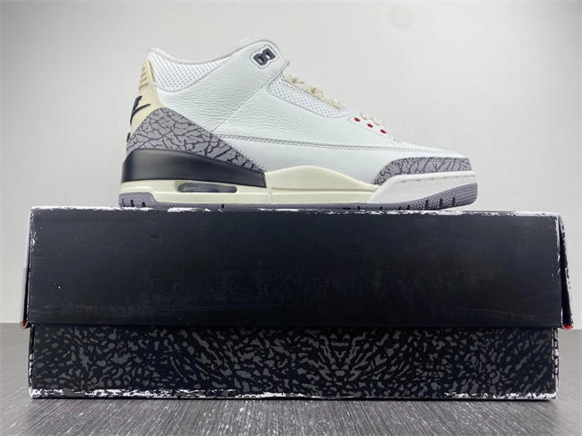 Rep ladies REP Cozy Air Jordan 3 White Cement Reimagined Shoes 2023  DN3707- 3798