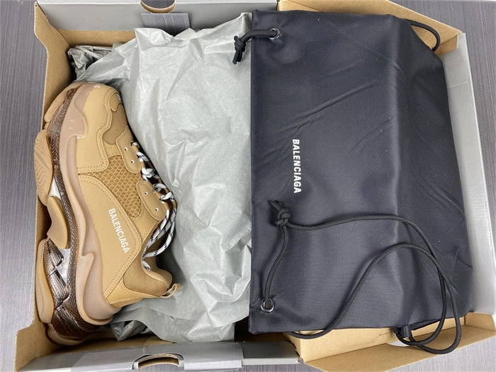 Comfortable BLCG Triple S Clear Sole Brown  541624 W2GA1 4444