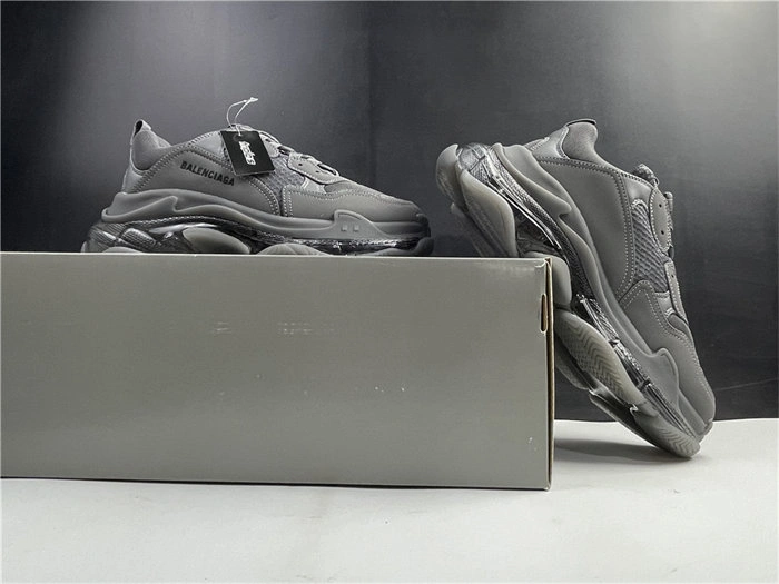 Affordable SmartChoice BLCG Triple S Clear Sole Dark Grey 541624 W2GA1 4502