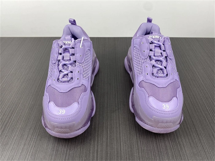 MaikeSneakers Classic BLCG Triple S Clear Sole Purple 544351 W2GA1 4423