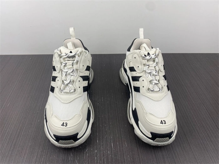 Affordable Affordable Versatile BLCG x adidas Triple S White Black 710021 W2ZB1 4454