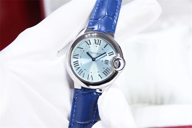 HYPE Vibrant CARTIER 3K Blue balloon 28mm quartz 5917