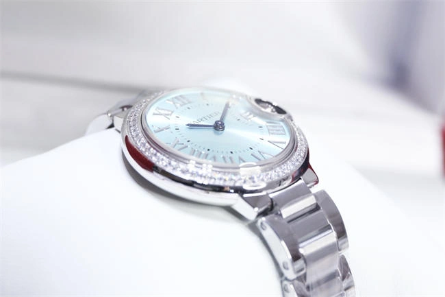 Cheap CARTIER 3K Blue balloon 28mm quartz Resilient 5916