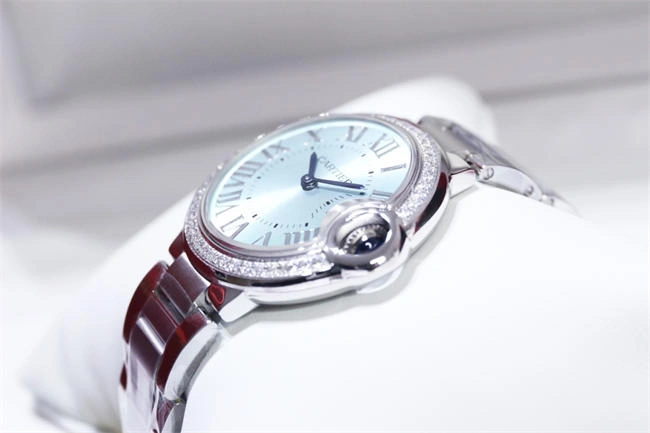 Cheap CARTIER 3K Blue balloon 28mm quartz Resilient 5916