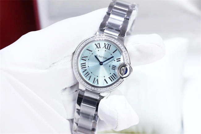 Cheap CARTIER 3K Blue balloon 28mm quartz Resilient 5916