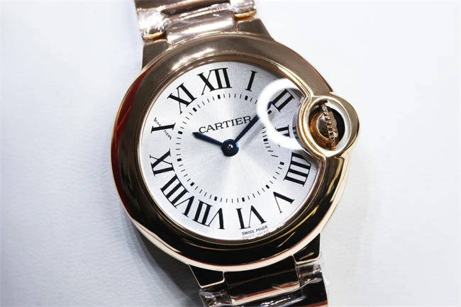 CARTIER 3K Blue balloon 28mm quartz TimelessDesign 5913
