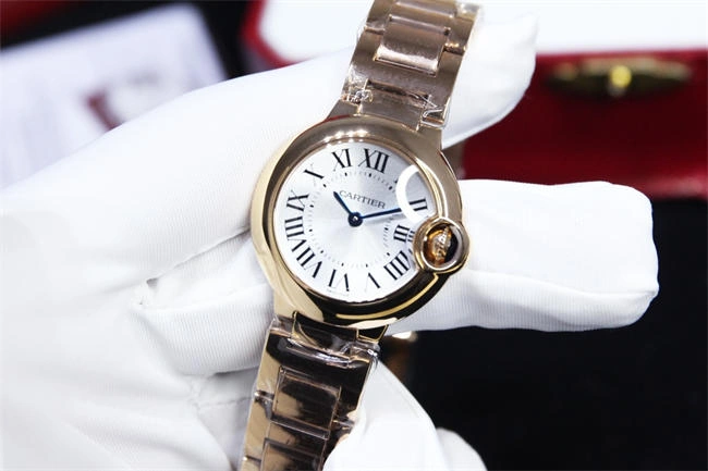 CARTIER 3K Blue balloon 28mm quartz TimelessDesign 5913