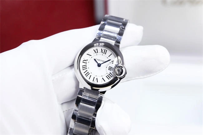 Cheap Bright CARTIER 3K Blue balloon 28mm quartz 5908
