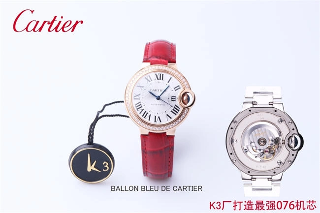 TimelessDesign CARTIER 3K Blue balloon 33mm NH076 5910