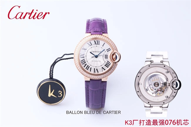 CARTIER 3K Blue balloon 33mm NH076 Reliable 5907
