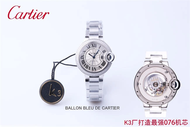 Colorful CARTIER 3K Blue balloon 33mm NH076 5903