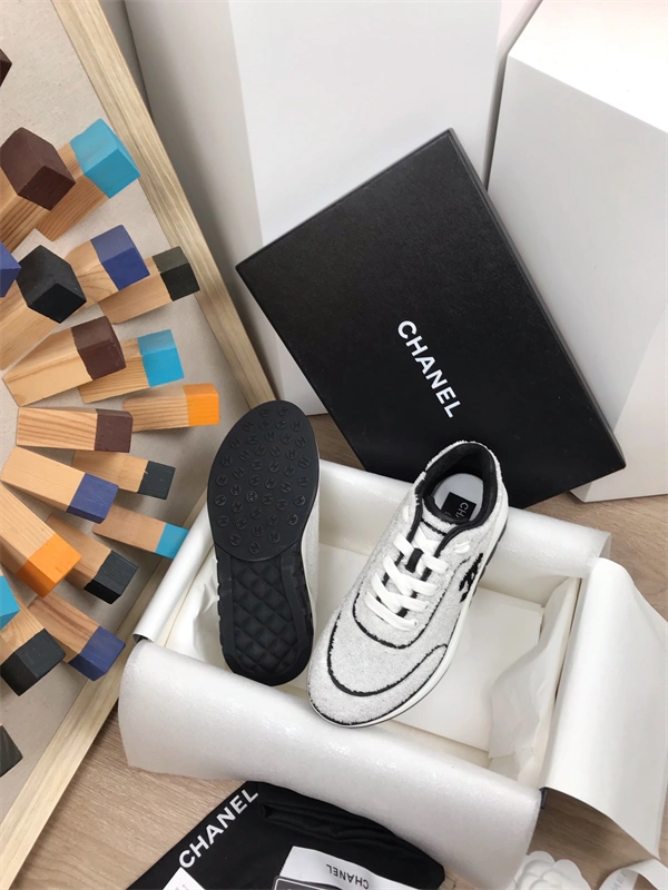 Tony Luxuries Fashionable Chanal Sneakers 2184