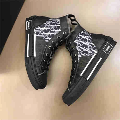 Rep Husky DR B23 OBLIQUE HIGH TOP SNEAKER BLACK Stretchable 1172