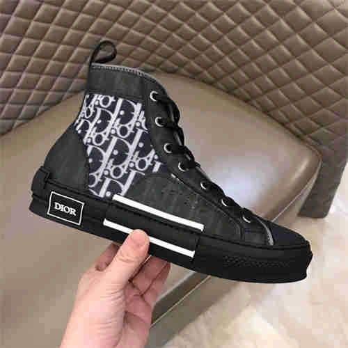 Rep Husky DR B23 OBLIQUE HIGH TOP SNEAKER BLACK Stretchable 1172