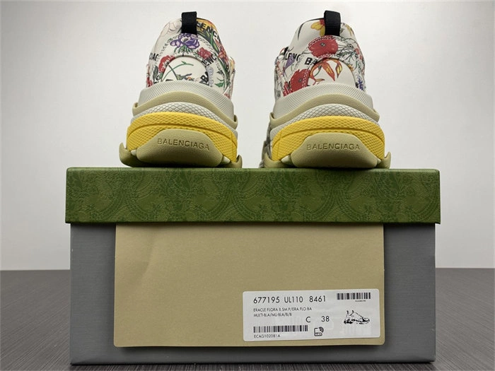 Cheap Gocci x BLCG The Hacker Project Triple S Flora Print 677195 UL110 Functional 4437