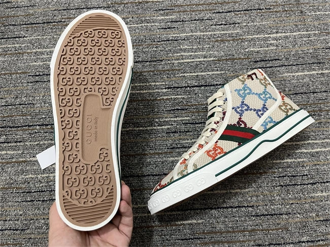 Vibrant Gucci High Top Sneaker 221