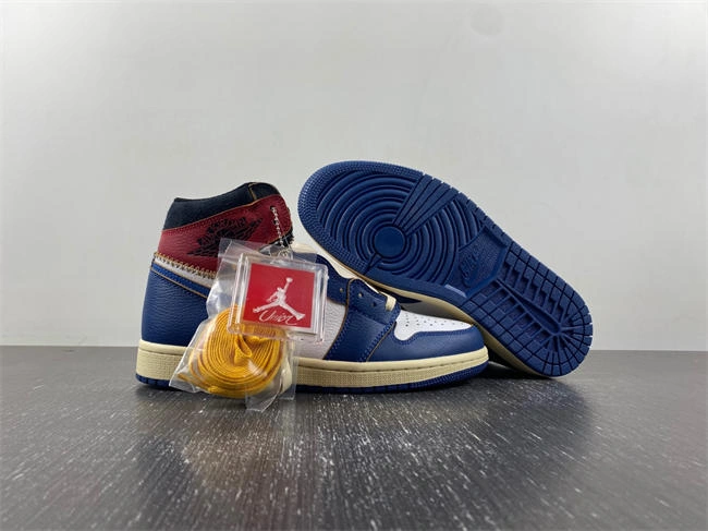 Cheap Husky Original Jordan 1 Retro High Union Los Angeles Storm Blue BV1300- 3585