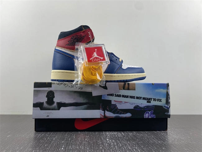 Cheap Husky Original Jordan 1 Retro High Union Los Angeles Storm Blue BV1300- 3585