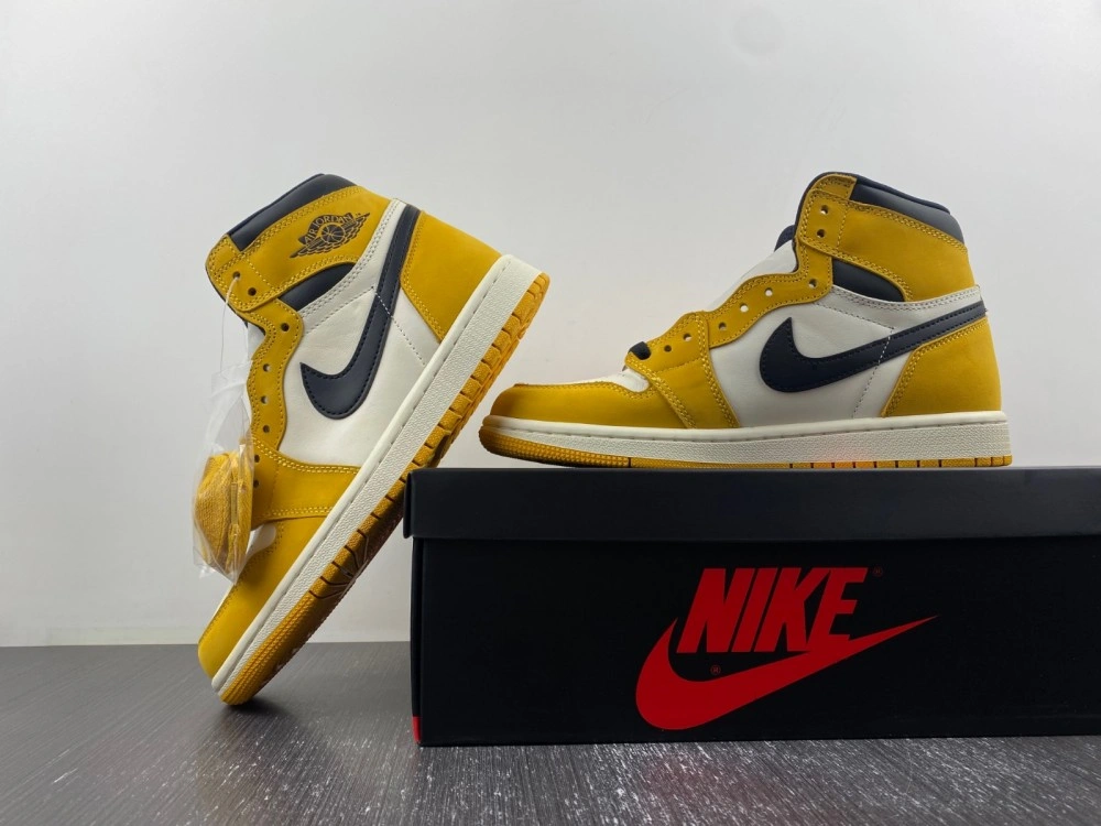 Reps TBK Jordan 1 Retro High Yellow Ochre  555088- Modern 3618