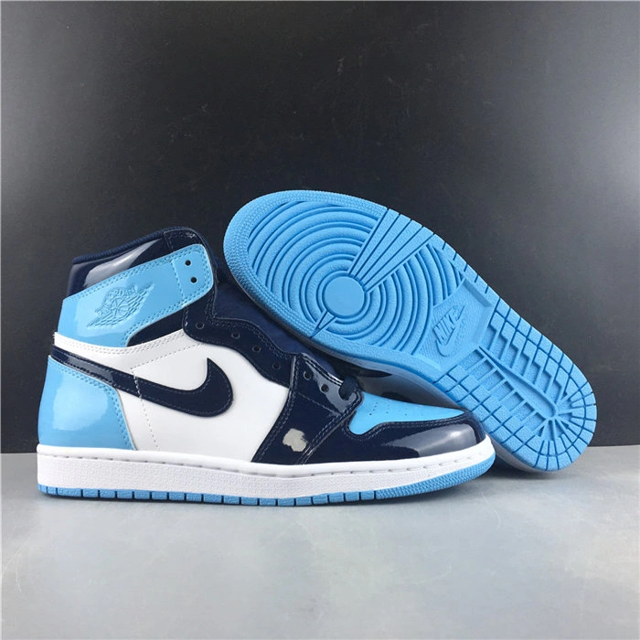 MaikeSneakers Unisex Jordan 1 Retro UNC Patent CD0461- 3764