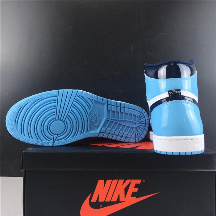 MaikeSneakers Unisex Jordan 1 Retro UNC Patent CD0461- 3764