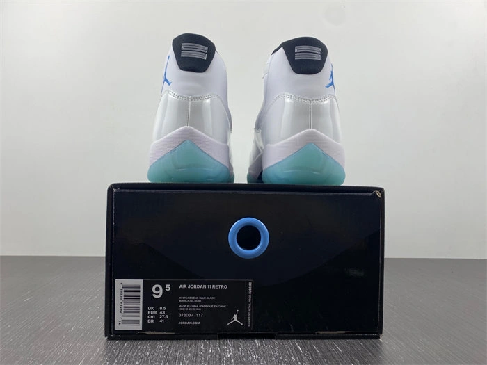 Jordan 11 Retro Legend Blue 378037- Contemporary 4105