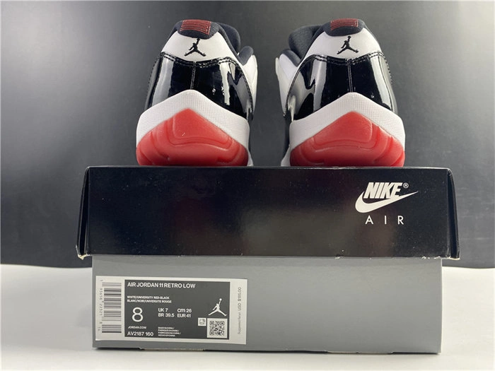 MaikeSneakers Unique Jordan 11 Retro Low Concord Bred AV2187- 4114