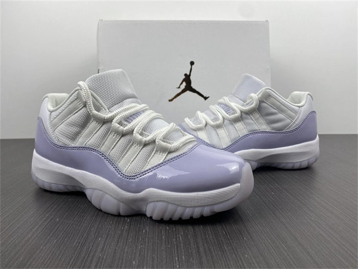 Cheap Palace Jordan 11 Retro Low Pure Violet AH 7860- Unique 4109
