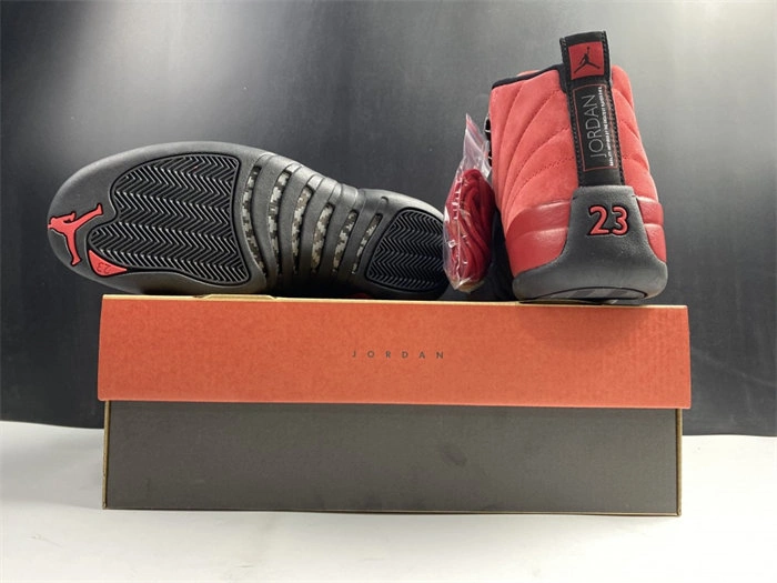 Brother Sam EyeCatching Jordan 12 Retro Reverse Flu Game CT8013- 4148