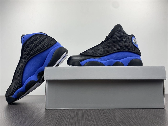 Cheap Jordan 13 Retro Black Hyper Royal 414571- QuickDry 4175
