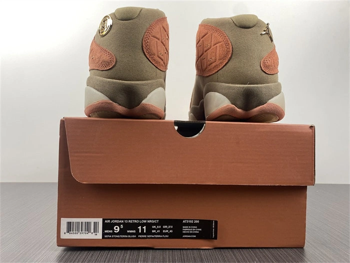 HYPE Jordan 13 Retro Low CLOT Sepia Stone AT3102- Original 4171