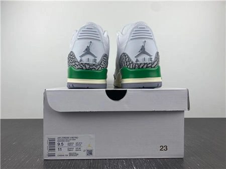 Bmlin Shoes Fashionable Jordan 3 Retro Lucky Green CK9246- 3829