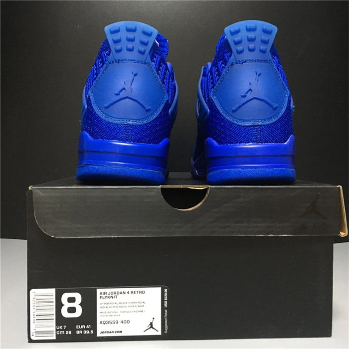 HYPE Jordan 4 Retro Flyknit Royal AQ3559- Bold 3972