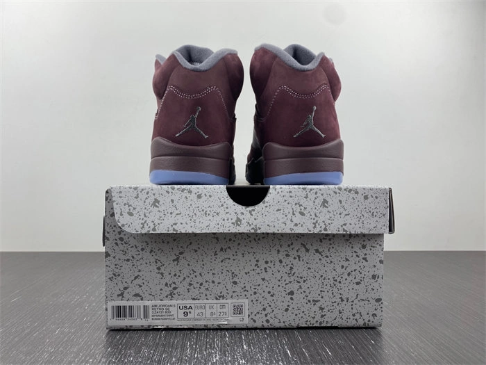 Cheap QuickDry Jordan 5 Retro Burgundy DZ4131- 3976 Luxury