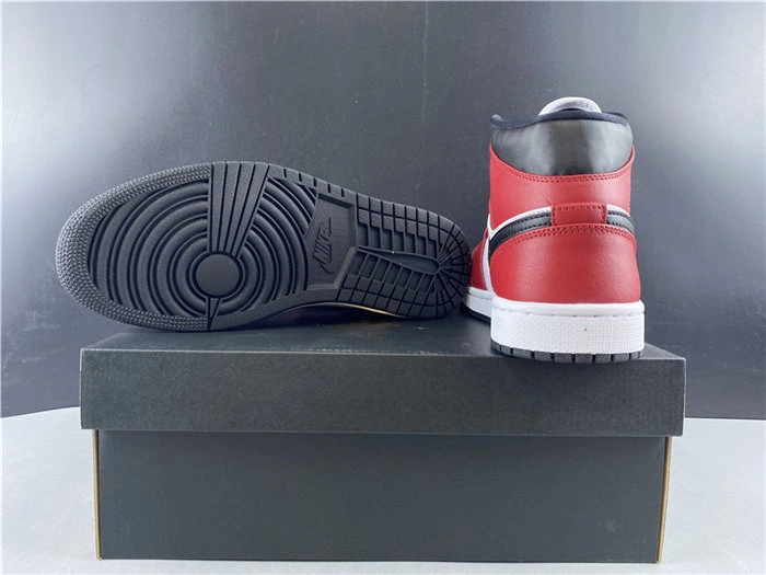 Affordable Palace Jordan1 Mid Chicago Toe 554724- Upgraded 3776