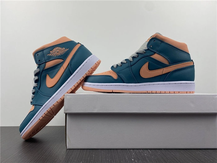 MaikeSneakers AllSeason Jordan1 Mid Dark Teal Green BQ6472- 3713