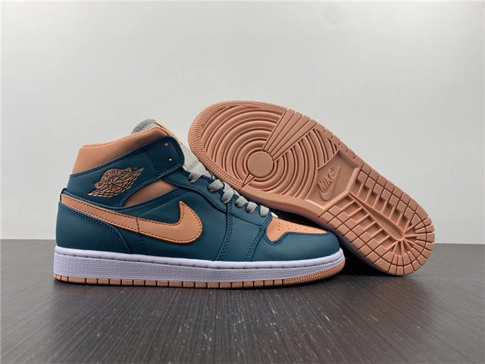 MaikeSneakers AllSeason Jordan1 Mid Dark Teal Green BQ6472- 3713