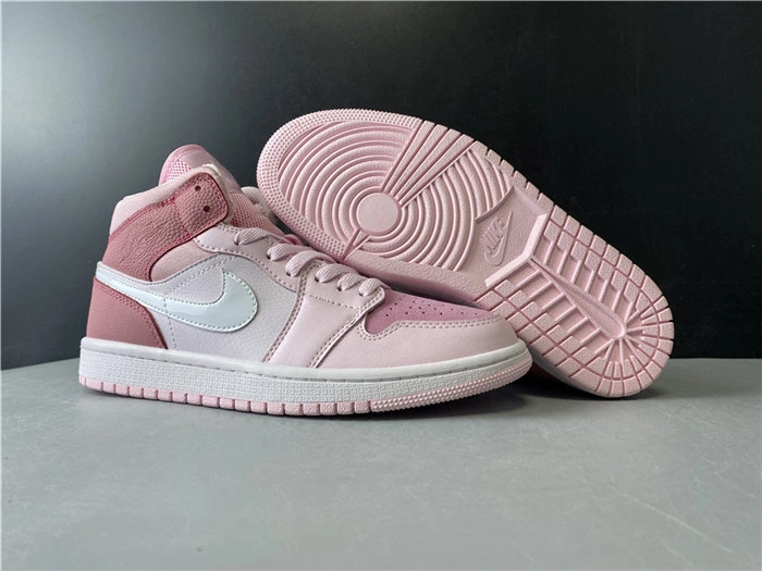 Cheap Snug Jordan1 Mid Digital Pink CW5379- 3756